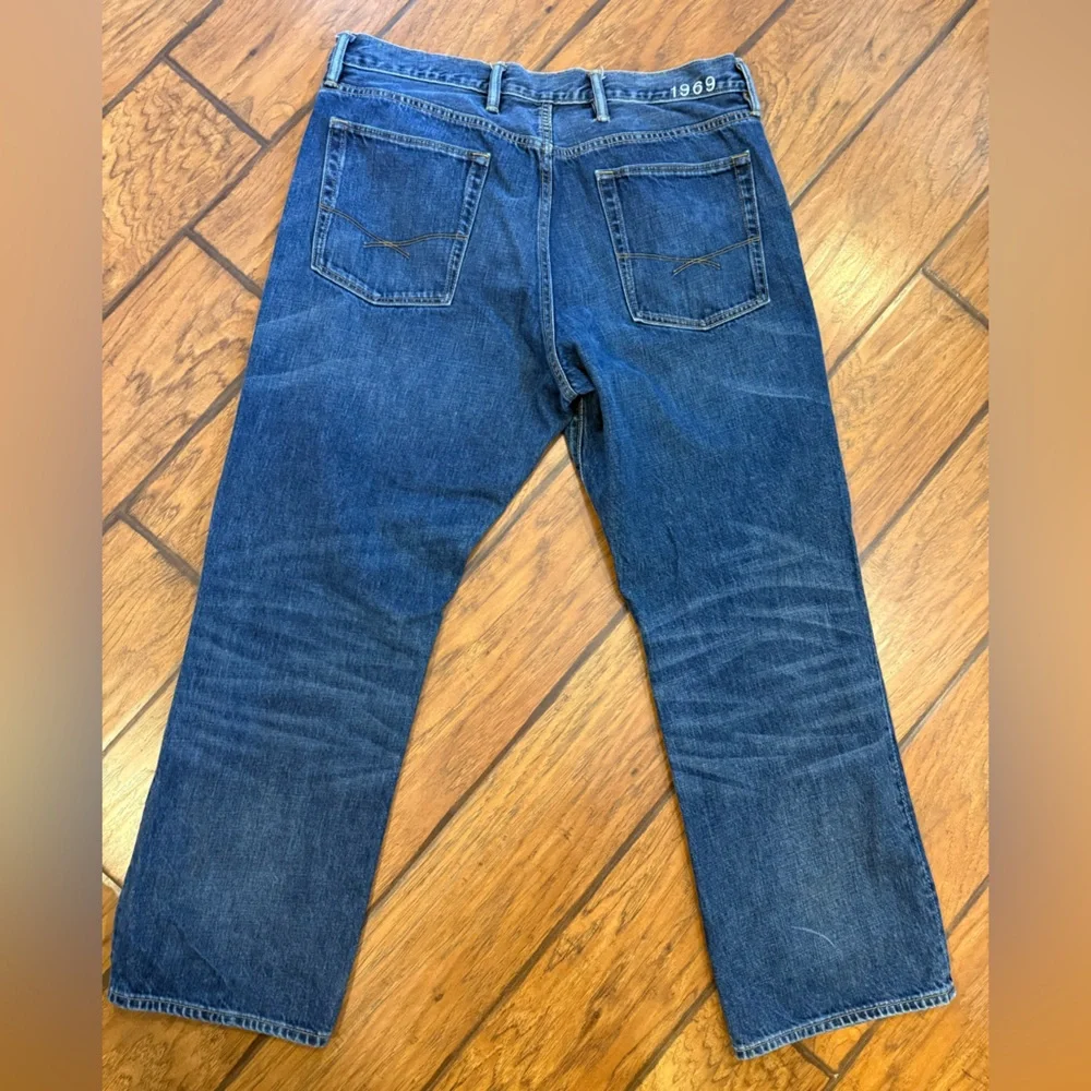 Gap Jeans men’s 38x30 blue Relaxed Straight Ringspun baggy cotton Y2K 1969 Vtg